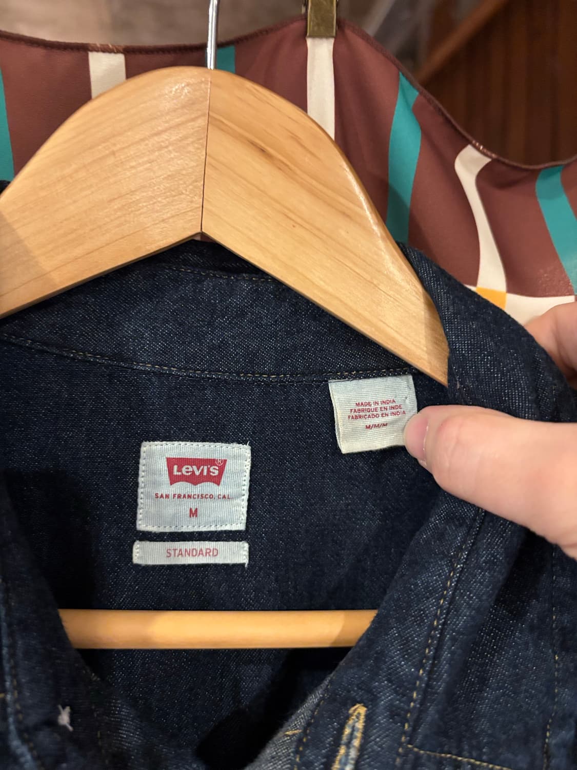 리바이스 데님 웨스턴 셔츠 남방 상품이미지3