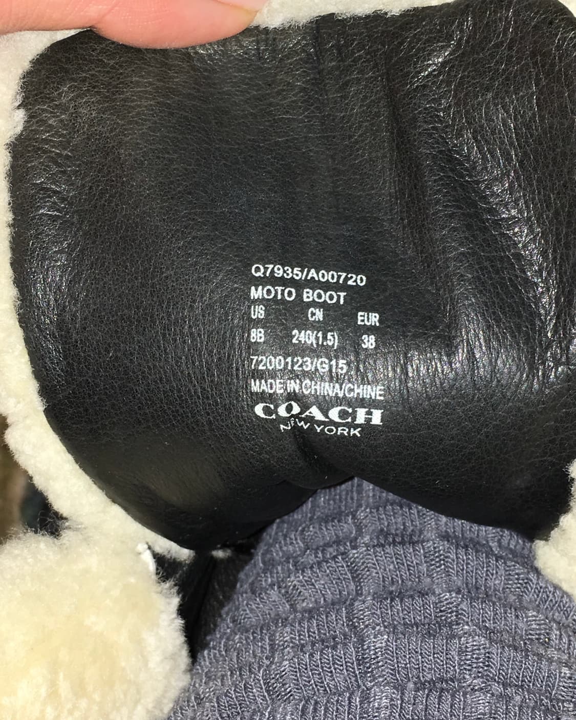 coach boots (8 size) 상품이미지4