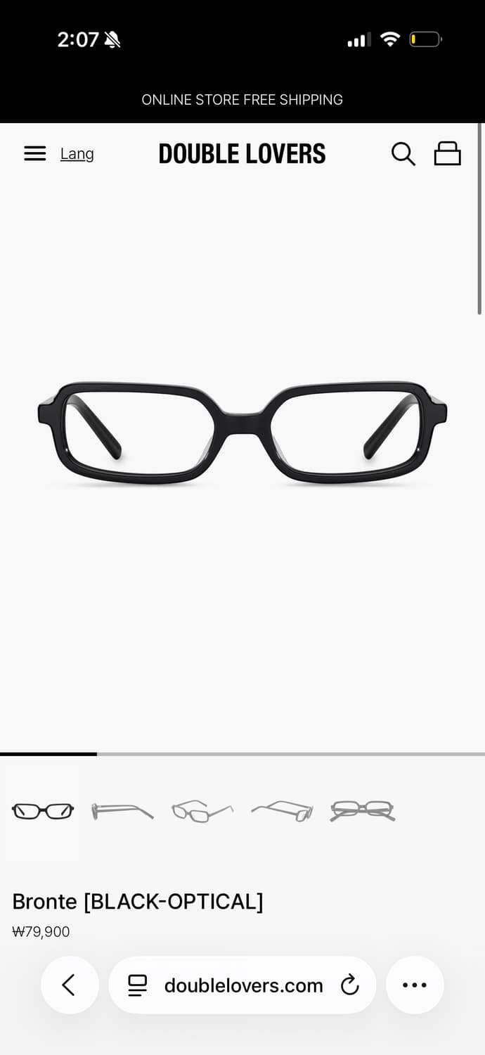 Double Lovers Bronte [Black-Optical] 상품이미지1