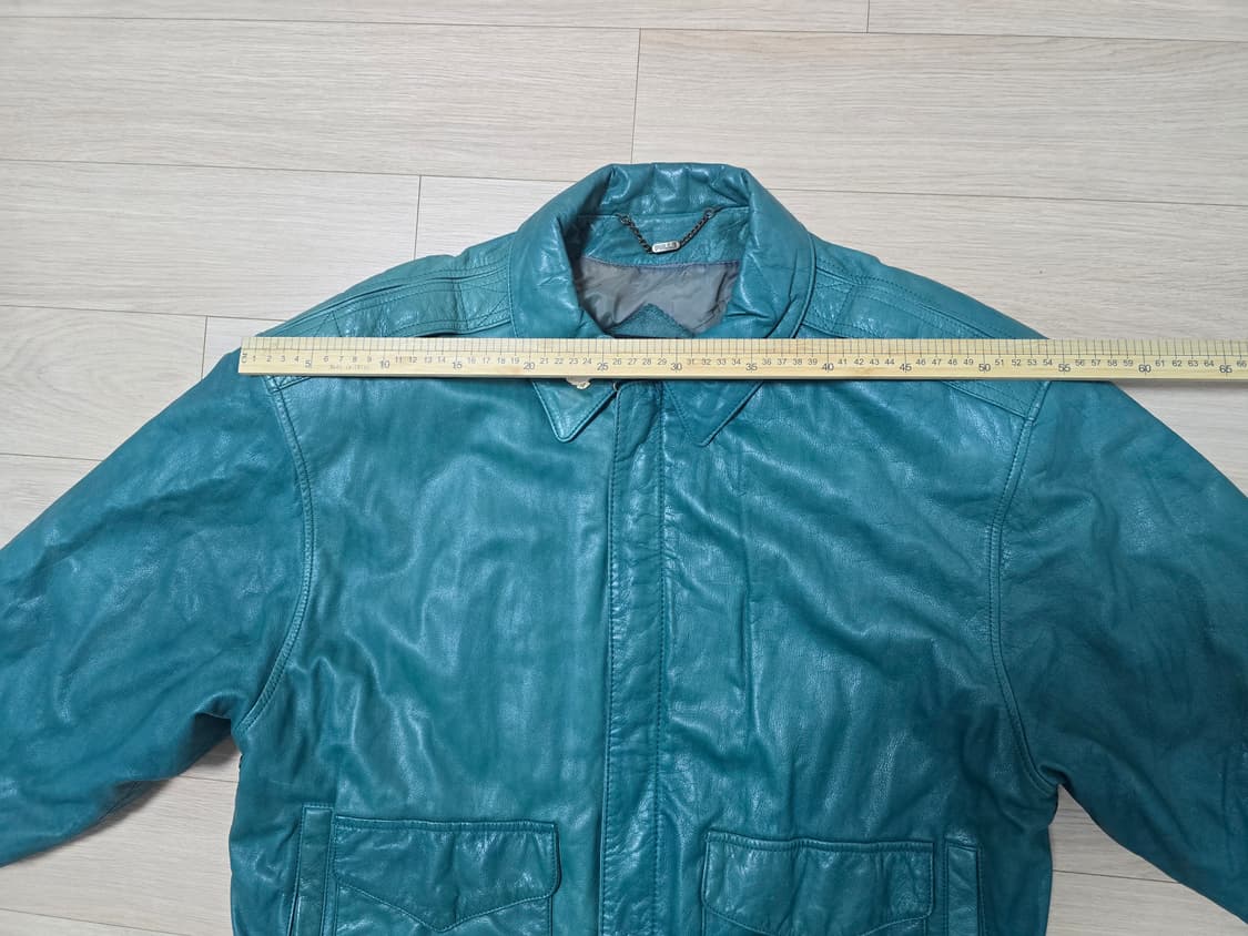 빈티지 PELLE New York 천연가죽 봄버자켓 L 상품이미지7