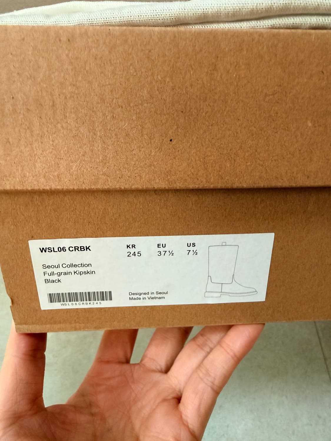 쿠에른 서울 컬렉션 미들 부츠 245 상품이미지10