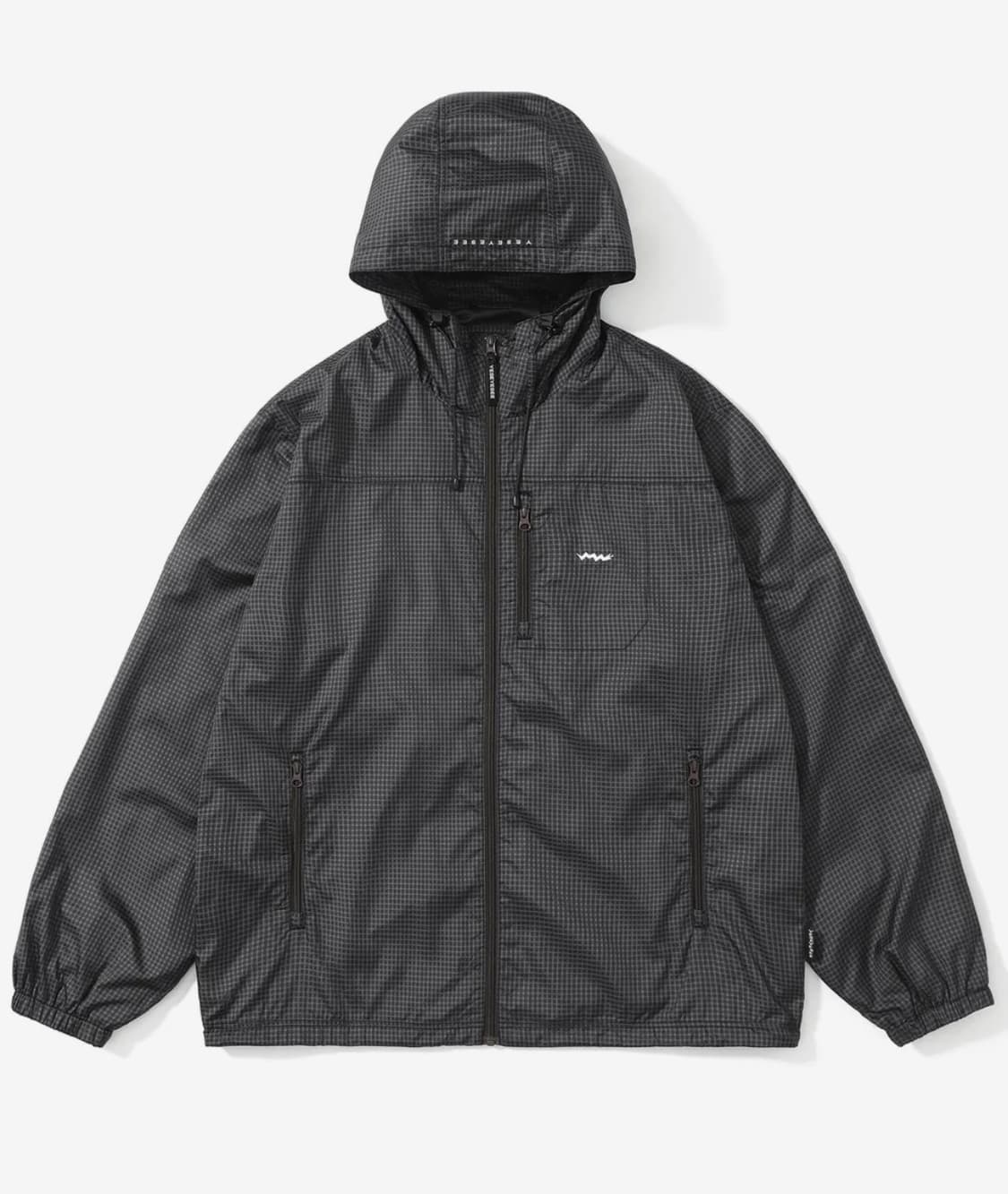 예스아이씨 윈드브레이커 체크 블랙 바람막이 상품이미지2