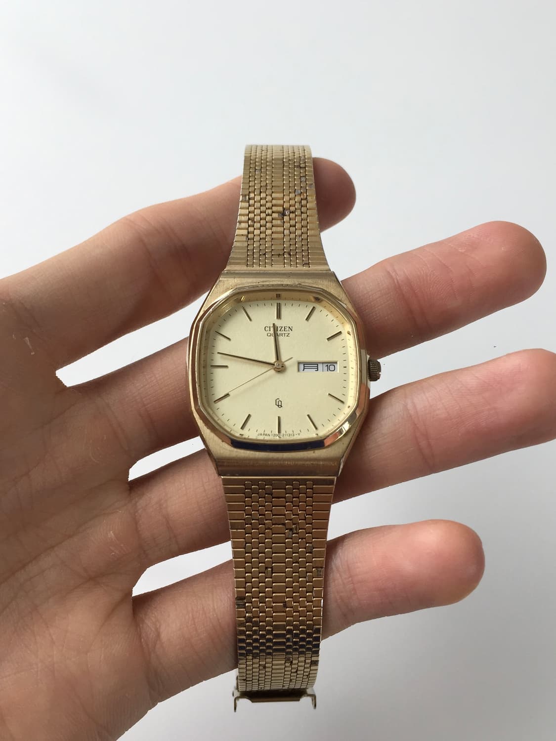 80s citizen octagon gold day-date 상품이미지5