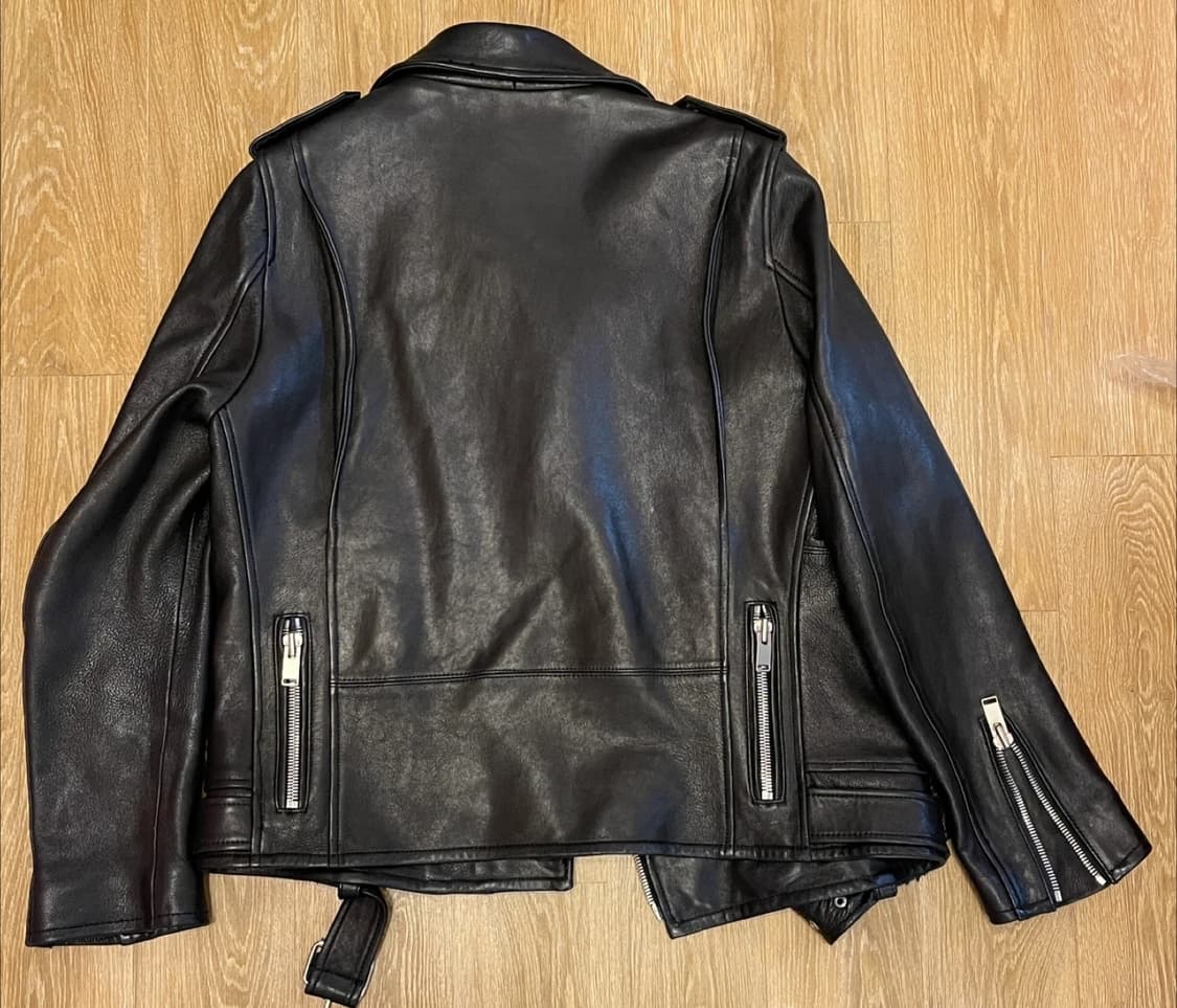 램스킨레더 바이커자켓 블랙/L사이즈 상품이미지8