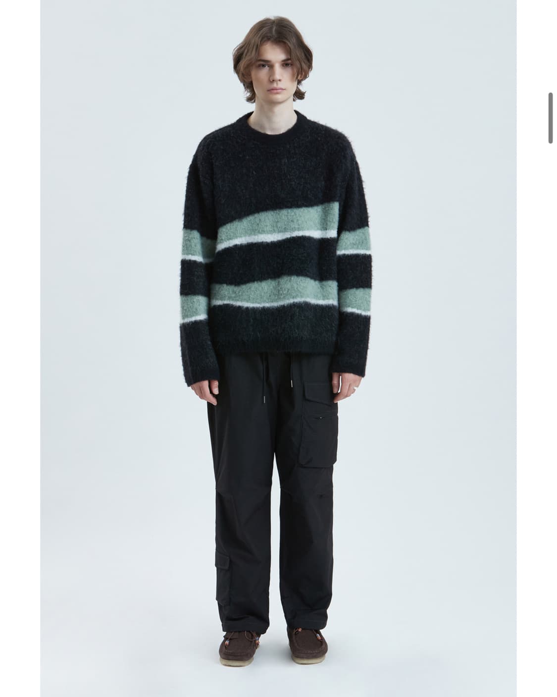 라이풀 LIFUL MOHAIR WAVY STRIPED KNIT 1사이즈 상품이미지3