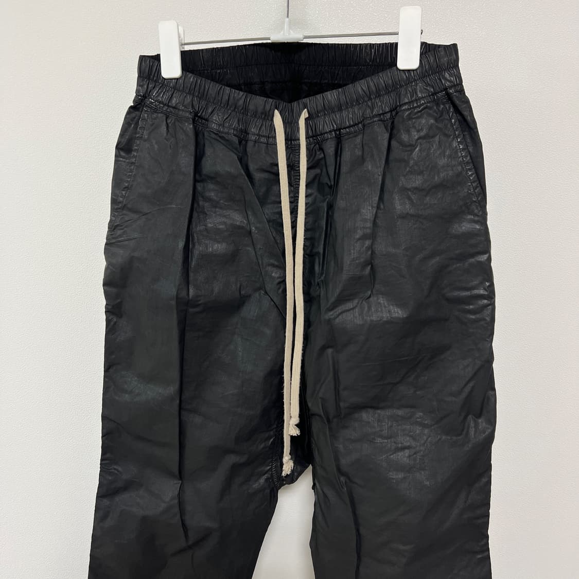 릭오웬스 15SS 다크쉐도우 드로우스트링 코팅 배기 팬츠 상품이미지4