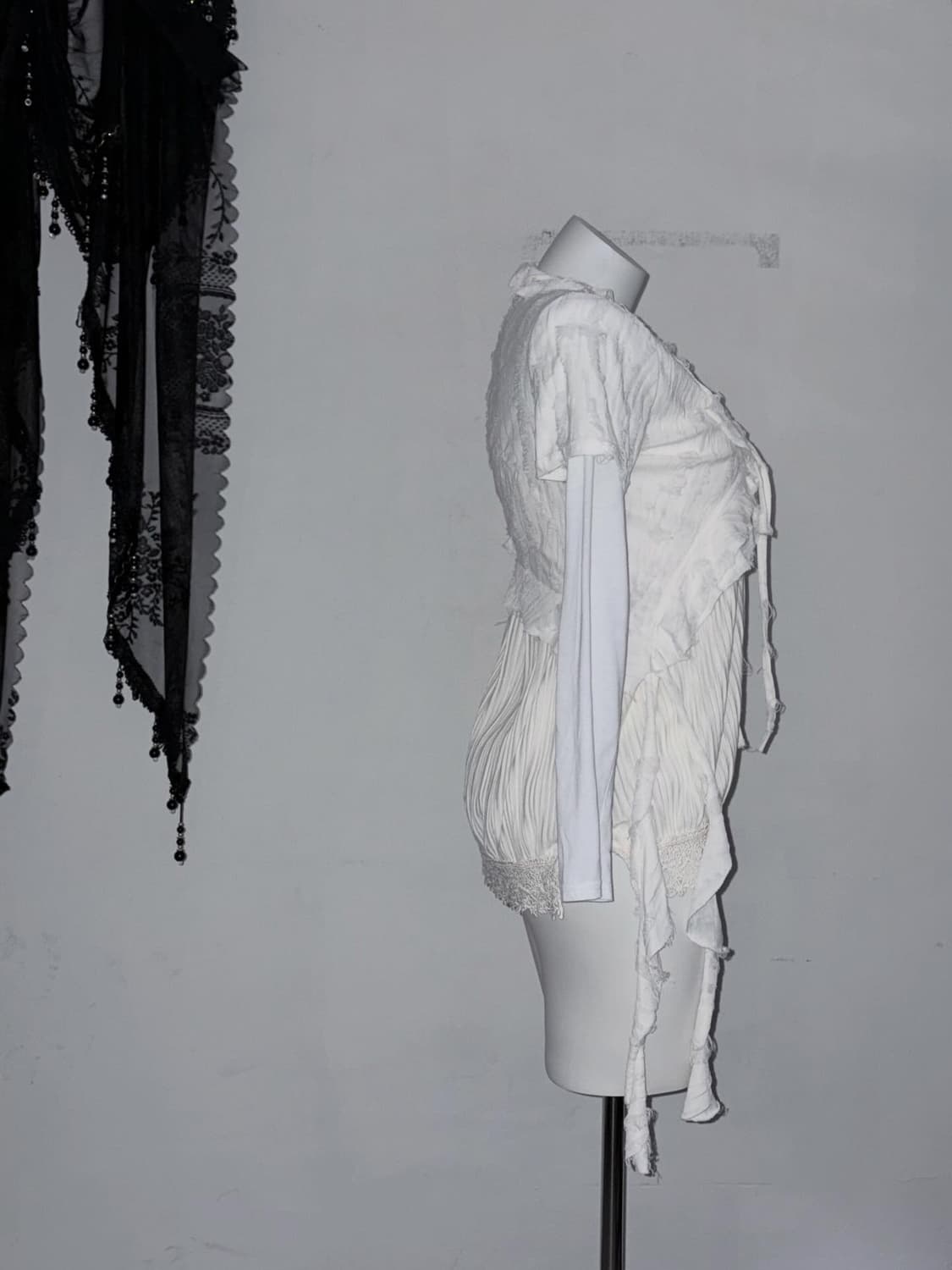 페어리그런지 3pcs 드레이프 대미징 천사깔 상품이미지2