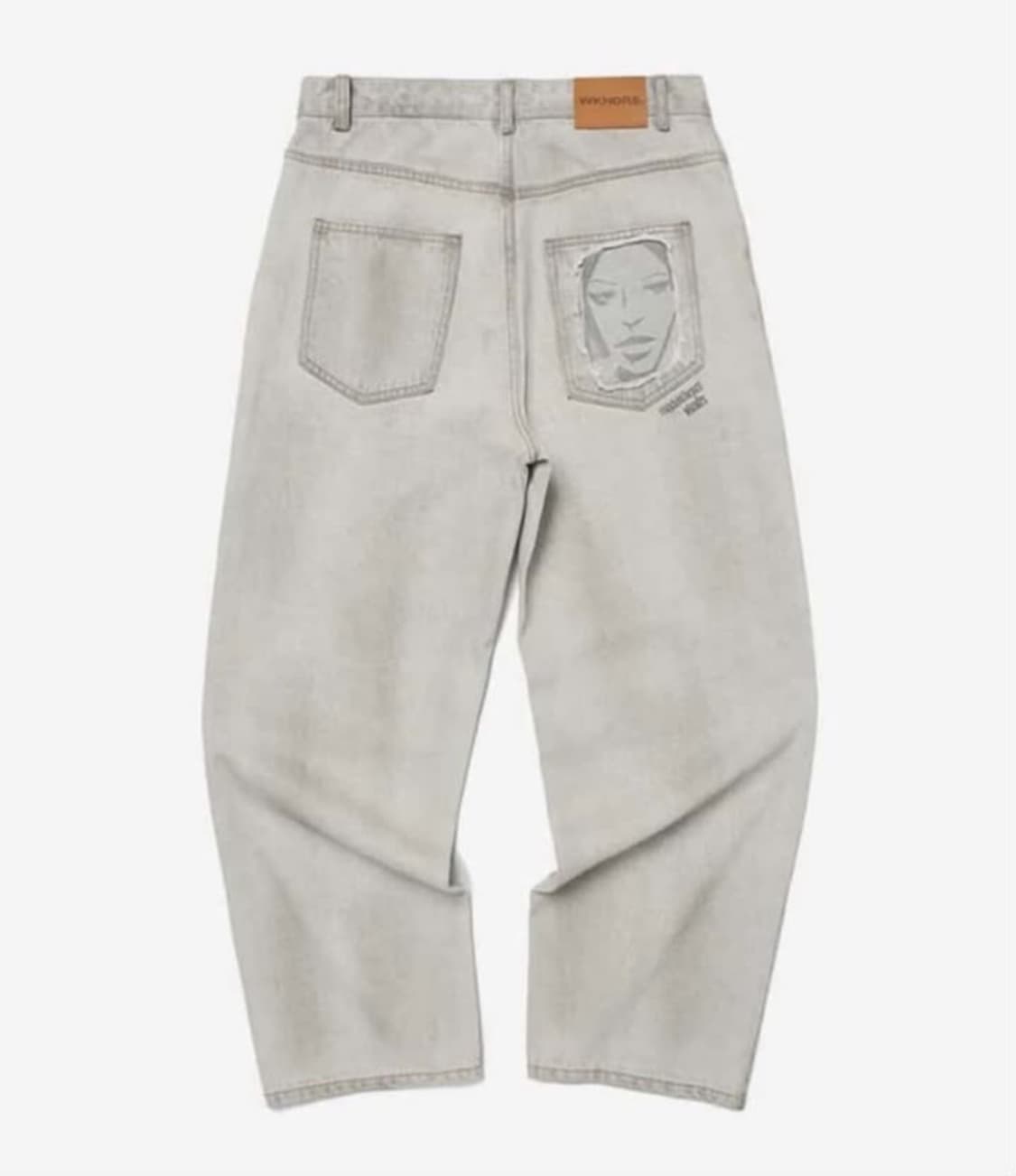 WKNDRS FACE DANIM PANTS 상품이미지1