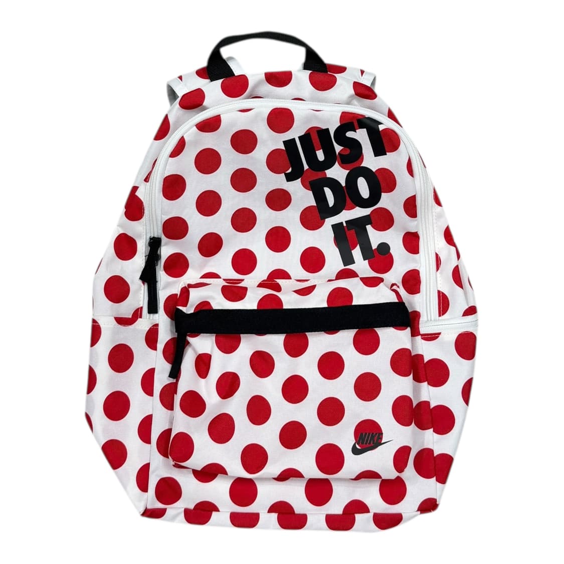 나이키 빈티지 모리걸 도트 땡땡이 폴카 패턴 백팩 가방 화이트 레드 상품이미지1