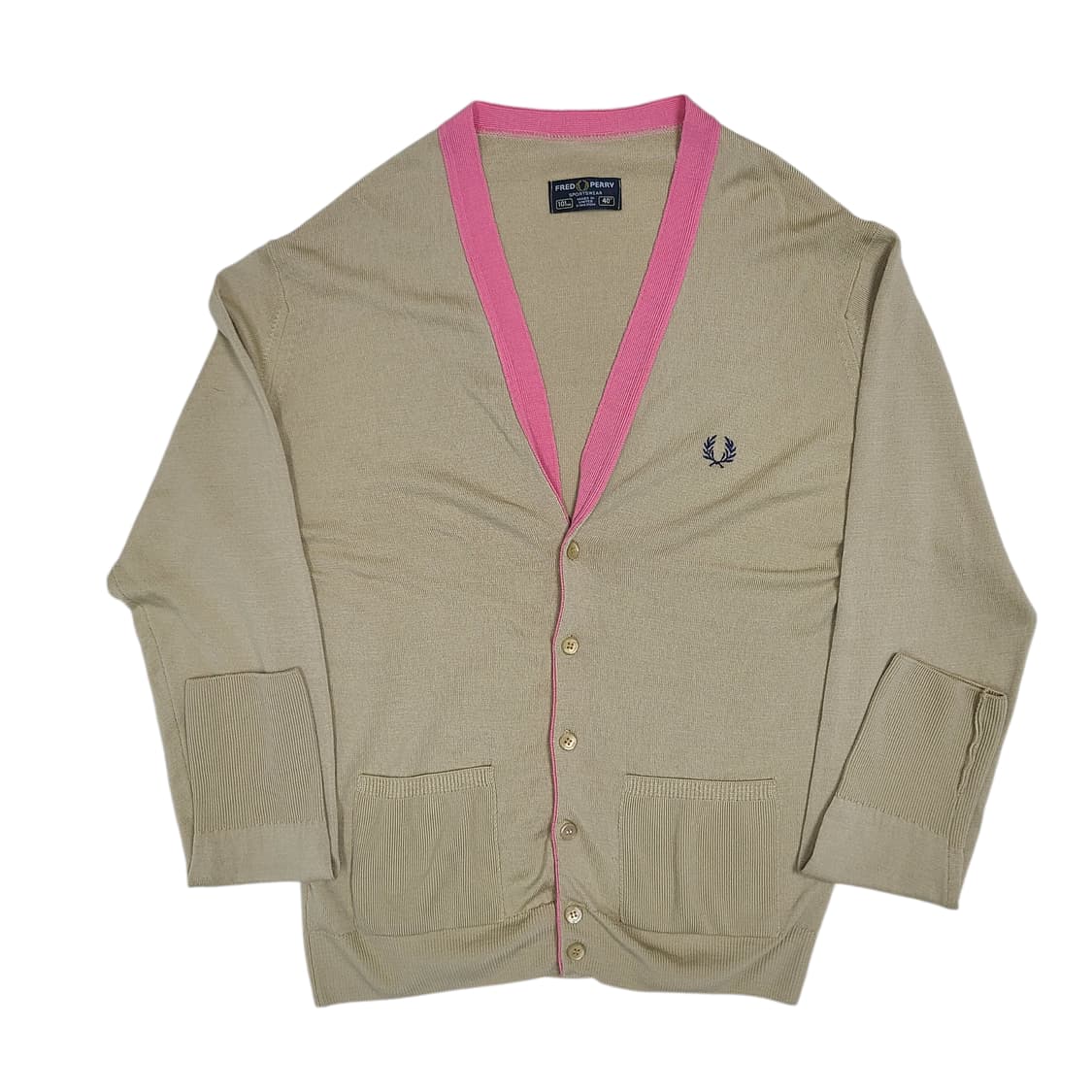 Fred Perry 램스울 가디건 상품이미지1