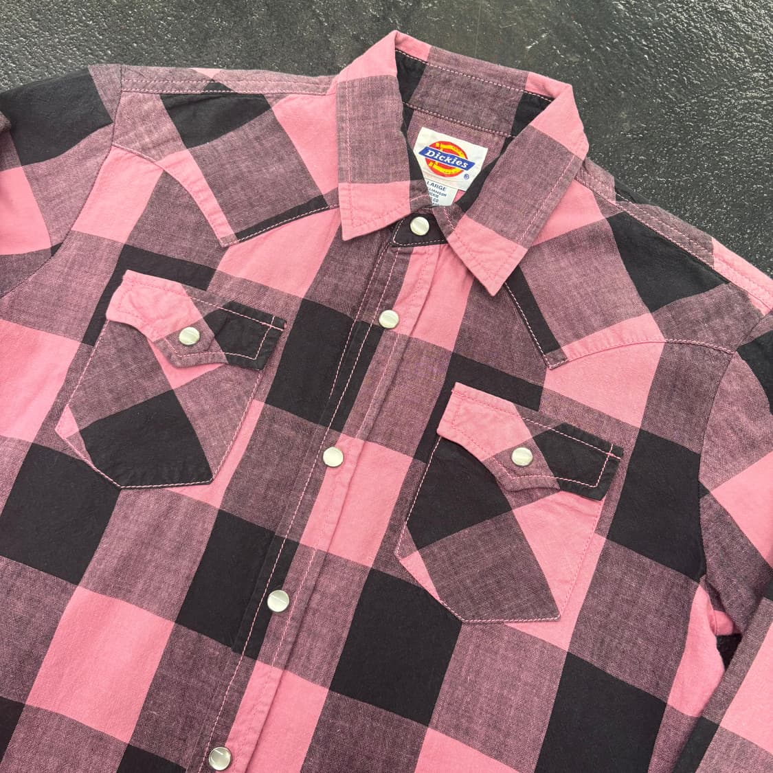 (44)디키즈핑크웨스턴셔츠 상품이미지3