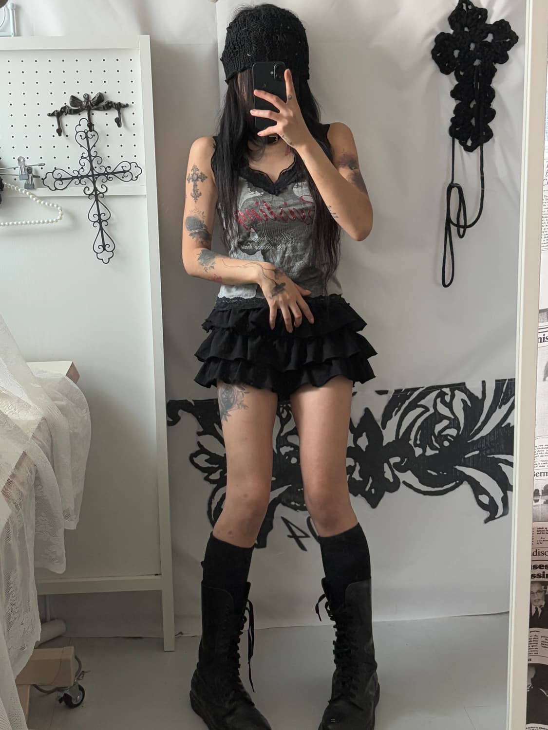 • Funky Women's Printed Lace Sleeveless 상품이미지3