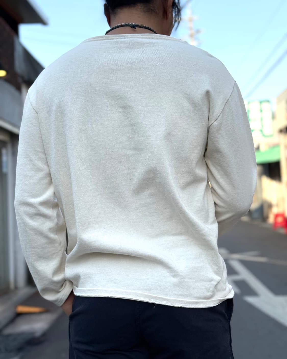 세인트 제임스 아뜰리에 길도 U A 세일러 롱슬리브 티셔츠 에크루 43 상품이미지8