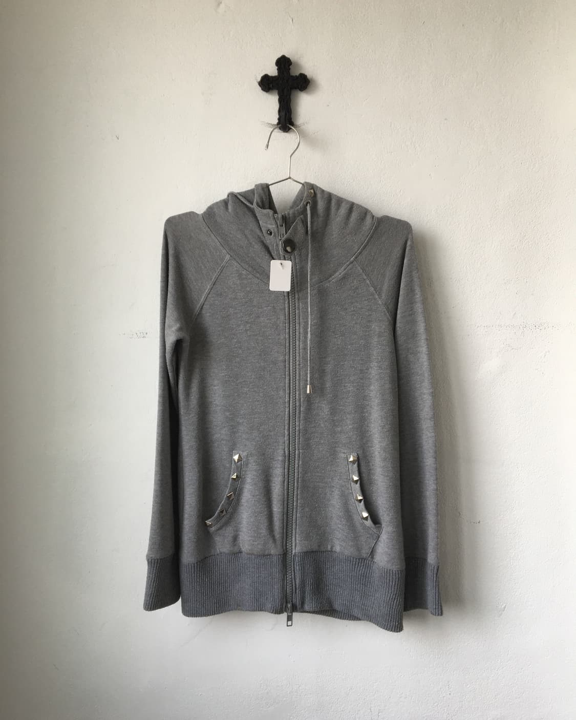 Stud point hood zip up 상품이미지2