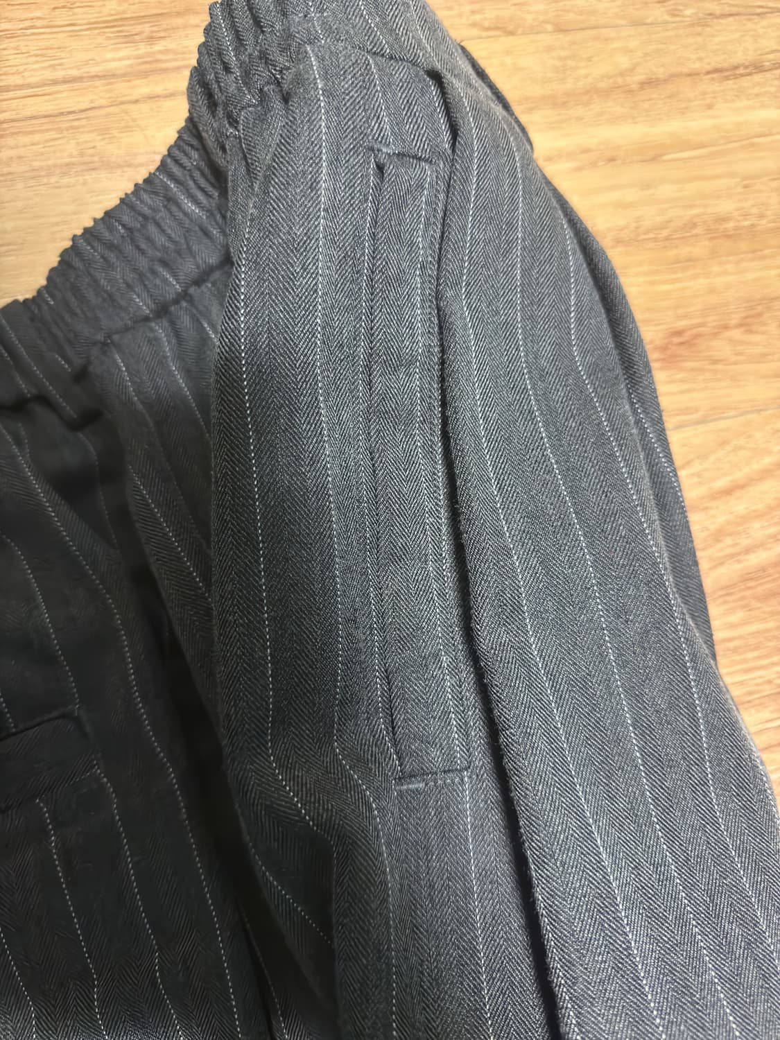 노운 스트라이프 슬랙스 상품이미지4