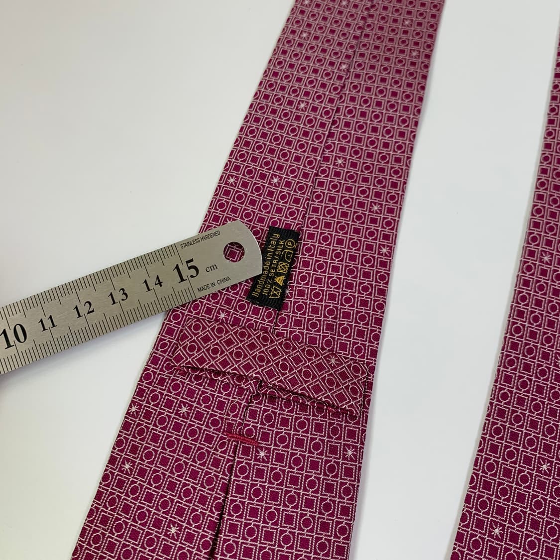 불가리(BVLGARI) 명품 자카드 100실크 슬림넥타이 A+등급 상품이미지6