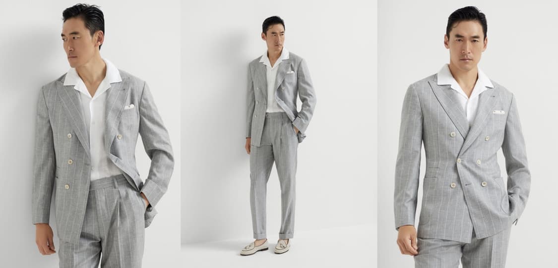 브루넬로 쿠치넬리 / 비치 클럽 오픈 칼라 셔츠 / L (국내 105) 상품이미지7