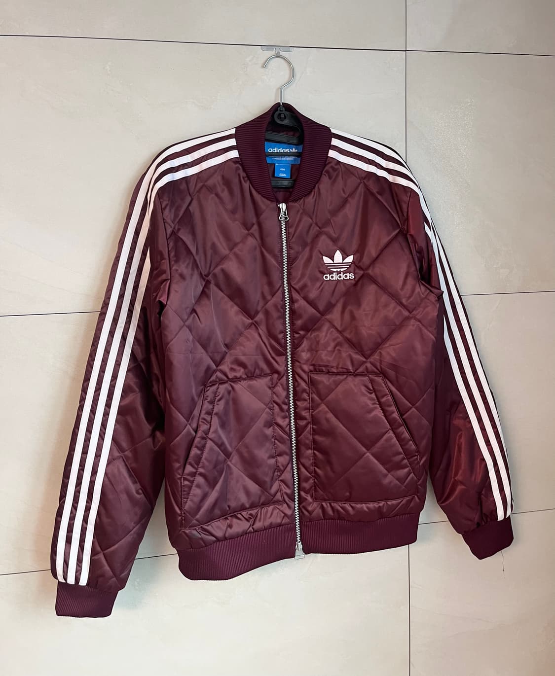 아디다스 파이어버드 퀄팅 자켓 버건디 [90] 상품이미지2