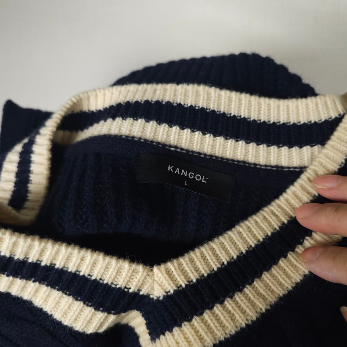 캉골 니트조끼 남자100사이즈  상품이미지3