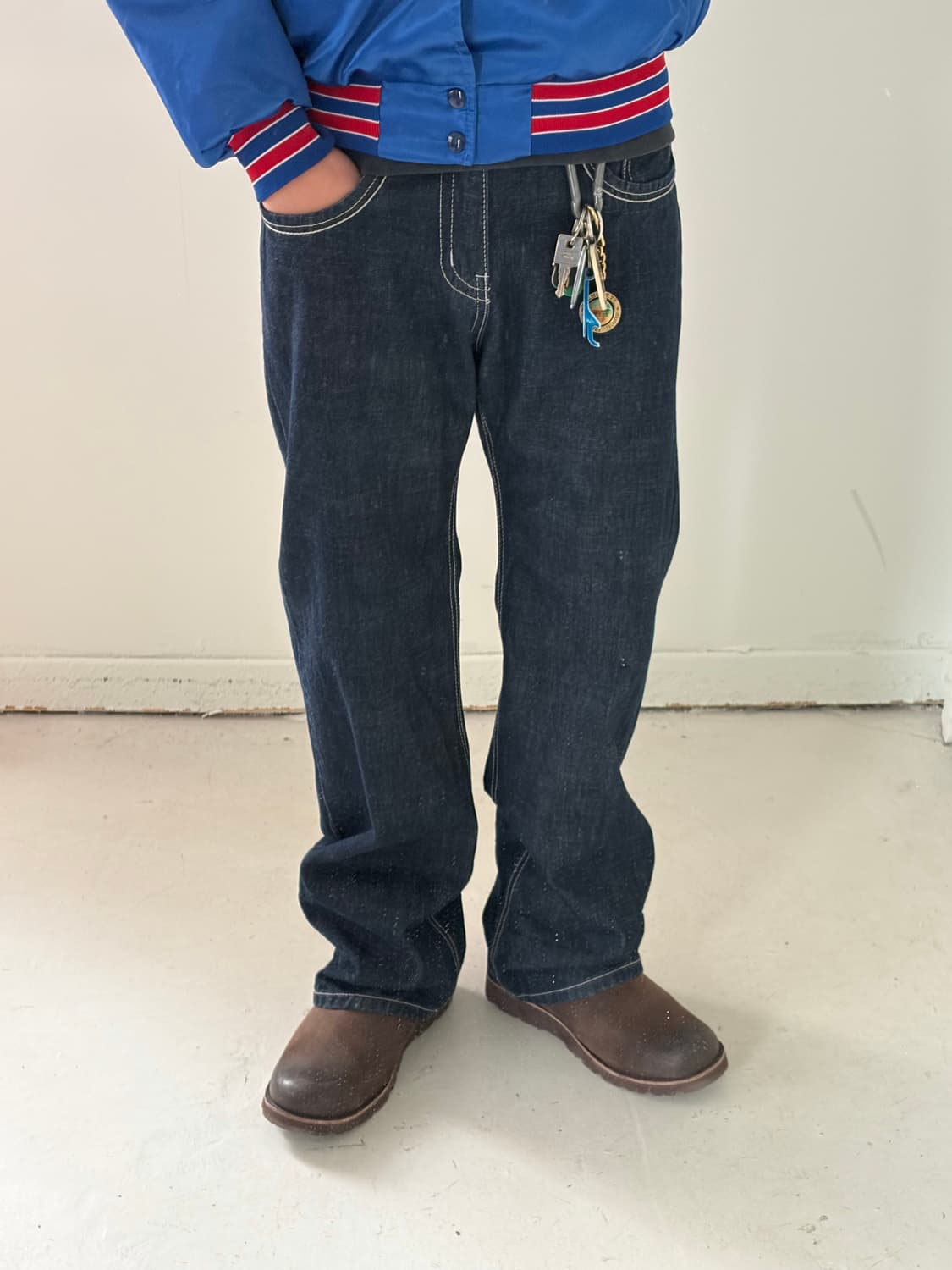 JPN 빈티지 신치백 레귤러 데님팬츠 34 상품이미지8