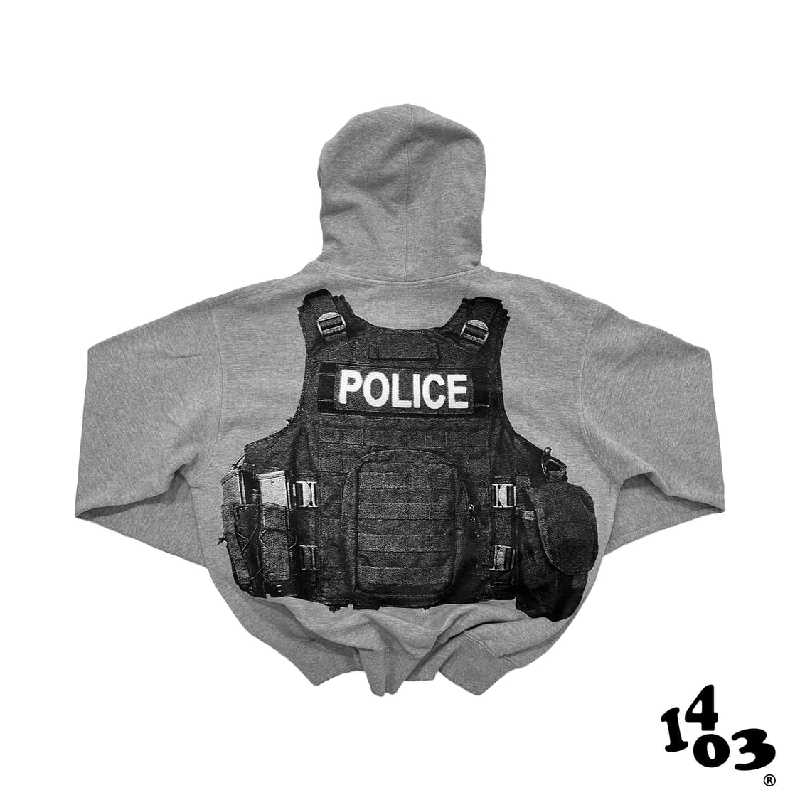 POLICE VEST 커스텀 후드티 🚓🚨 상품이미지3