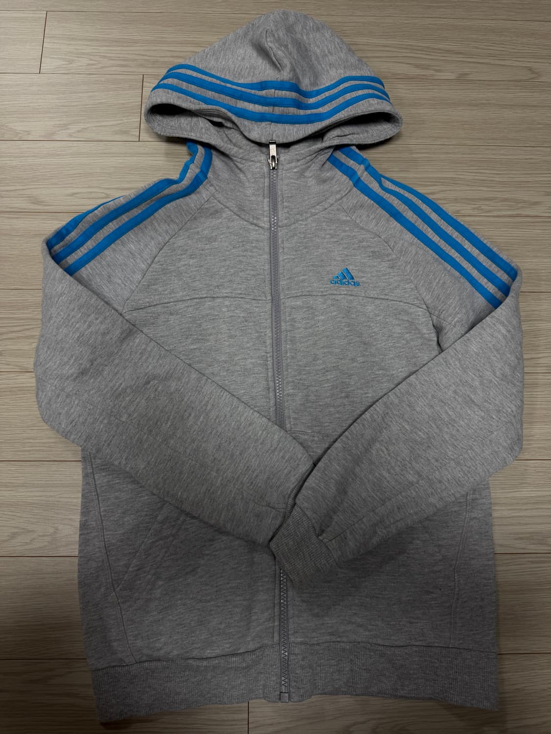 아디다스 그레이 후드집업 s 상품이미지2