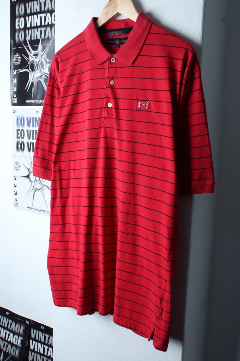 (L-2XL) 타미힐피거 반팔 카라 티셔츠 빅사이즈 골프-H30271 상품이미지1