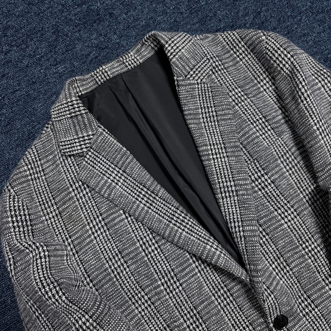 솔리드옴므 오버체크 자켓 상품이미지3