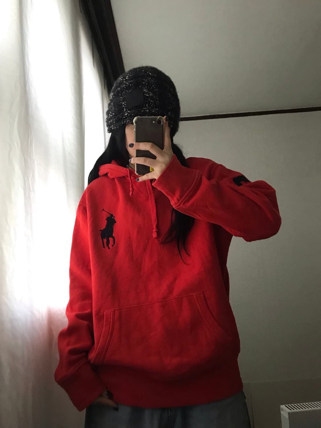폴로 레드 빅포니 후드티 상품이미지2