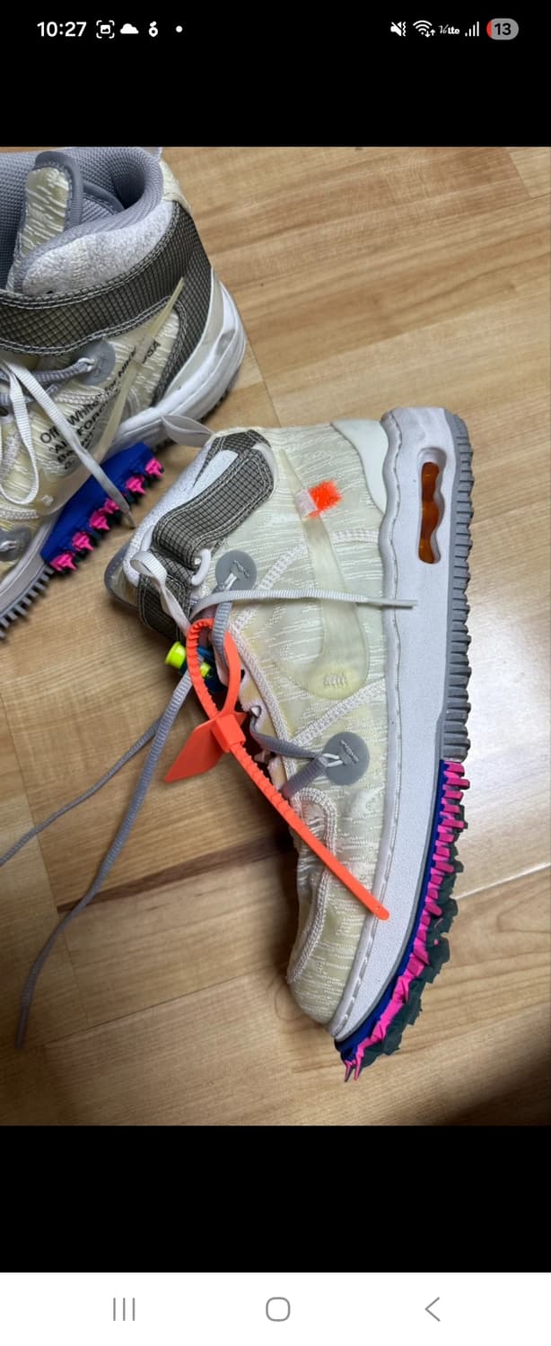 나이키 x 오프화이트 에어포스1  280mm 상품이미지2