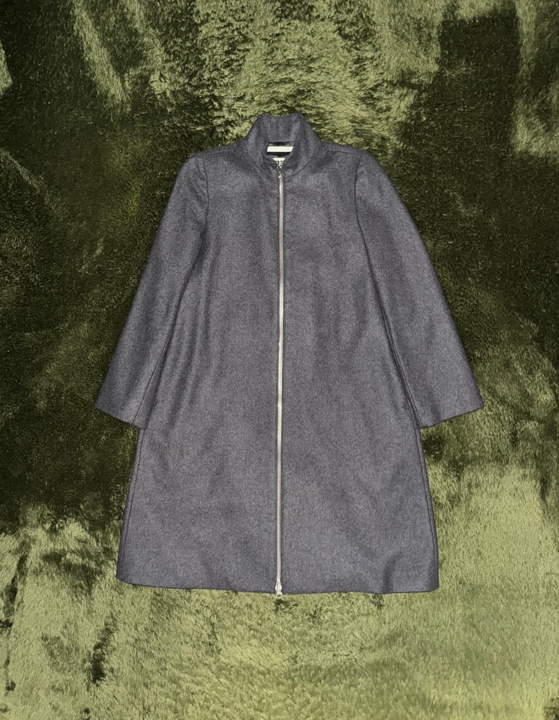 [38] MM6 메종 마르지엘라 투웨이 집업 울 코트 그레이 상품이미지1