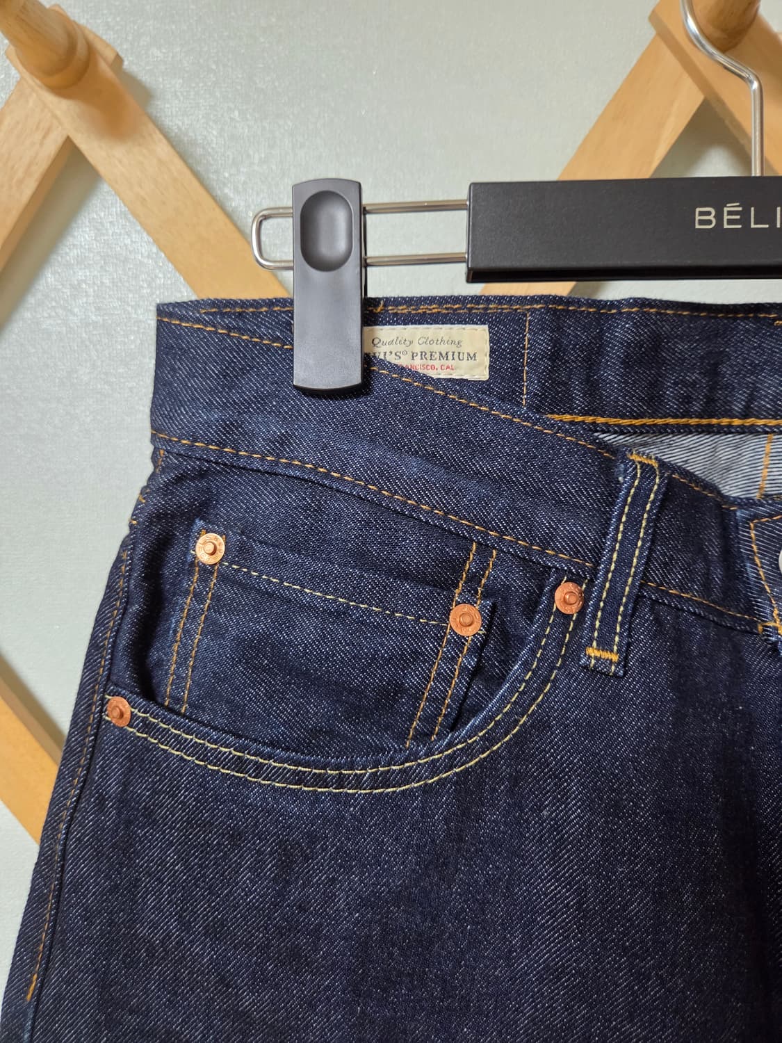 리바이스 555-0000 릴렉스 스트레이트 진(다크 인디고) 상품이미지3