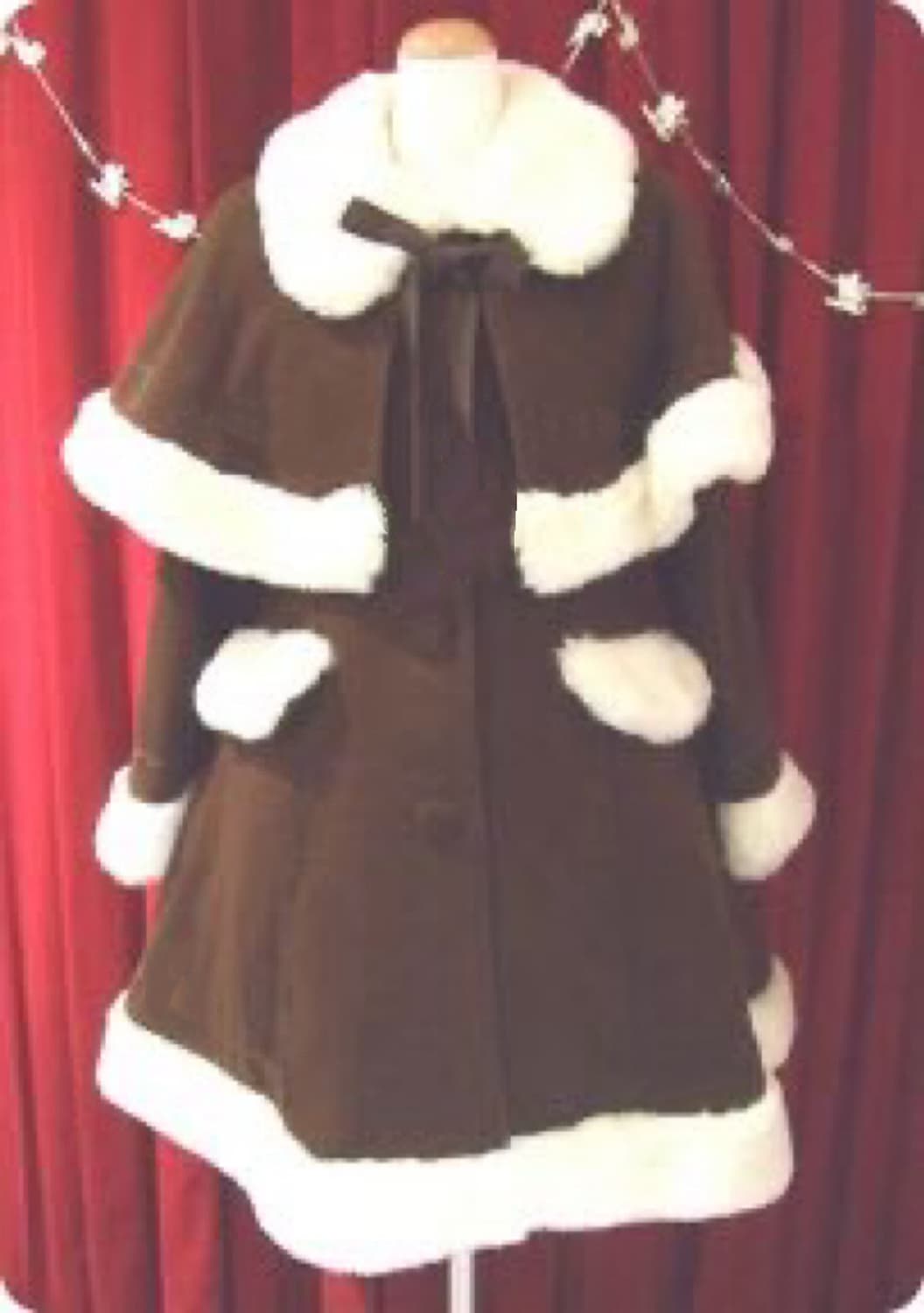 베이비 더 스타 샤인 브라이트 코트 블랙 화이트 로리타 히메갸루 퍼 상품이미지1