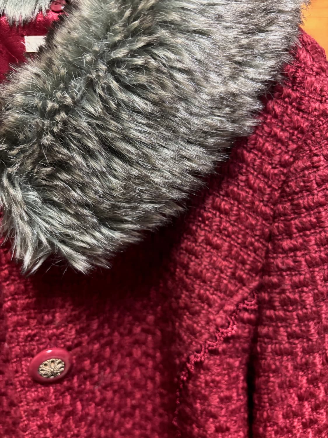 엑시즈팜 퍼 하프 코트 상품이미지3