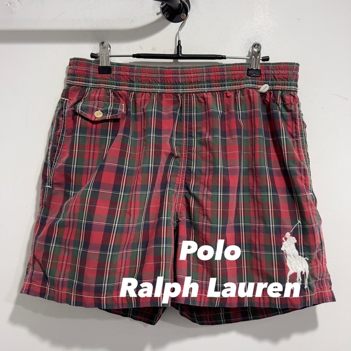 폴로 랄프로렌 체크 스윔팬츠 상품이미지1