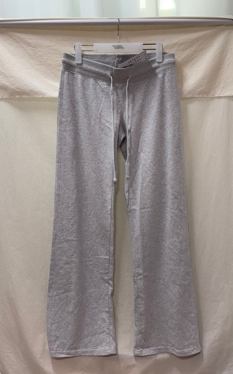 브랜디멜빌 일자핏 스웻팬츠melange Gray 상품이미지1