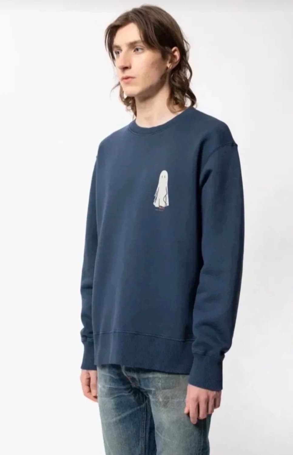 누디진 nudie jeans 고스트 맨투맨  XL새제품 (와이드핏) 상품이미지9