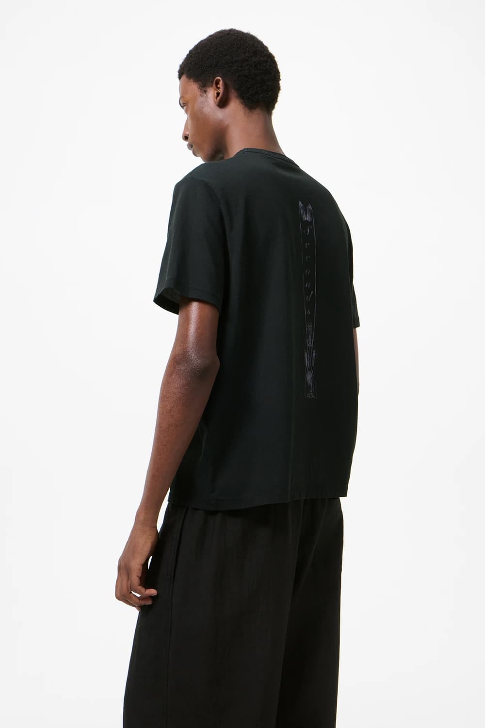 [46,48,50,52]아워레가시 26ss 뉴 박스 티셔츠/블랙 상품이미지5