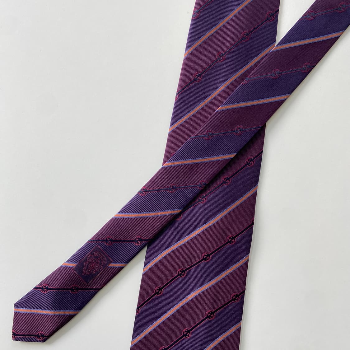 구찌(GUCCI) 모노그램 명품 정품 넥타이 상품이미지4