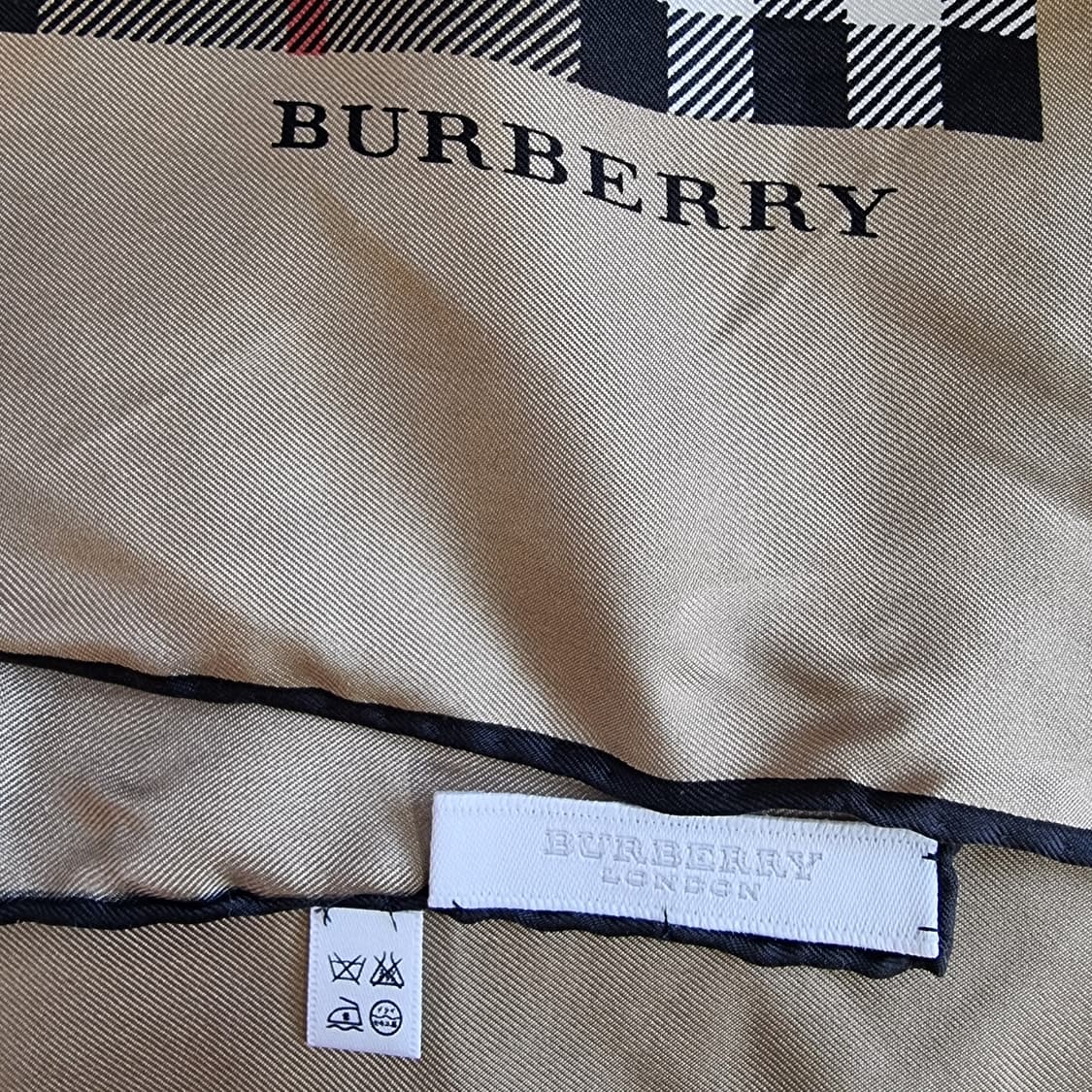 버버리 체크 스카프 브라운계열 상품이미지6