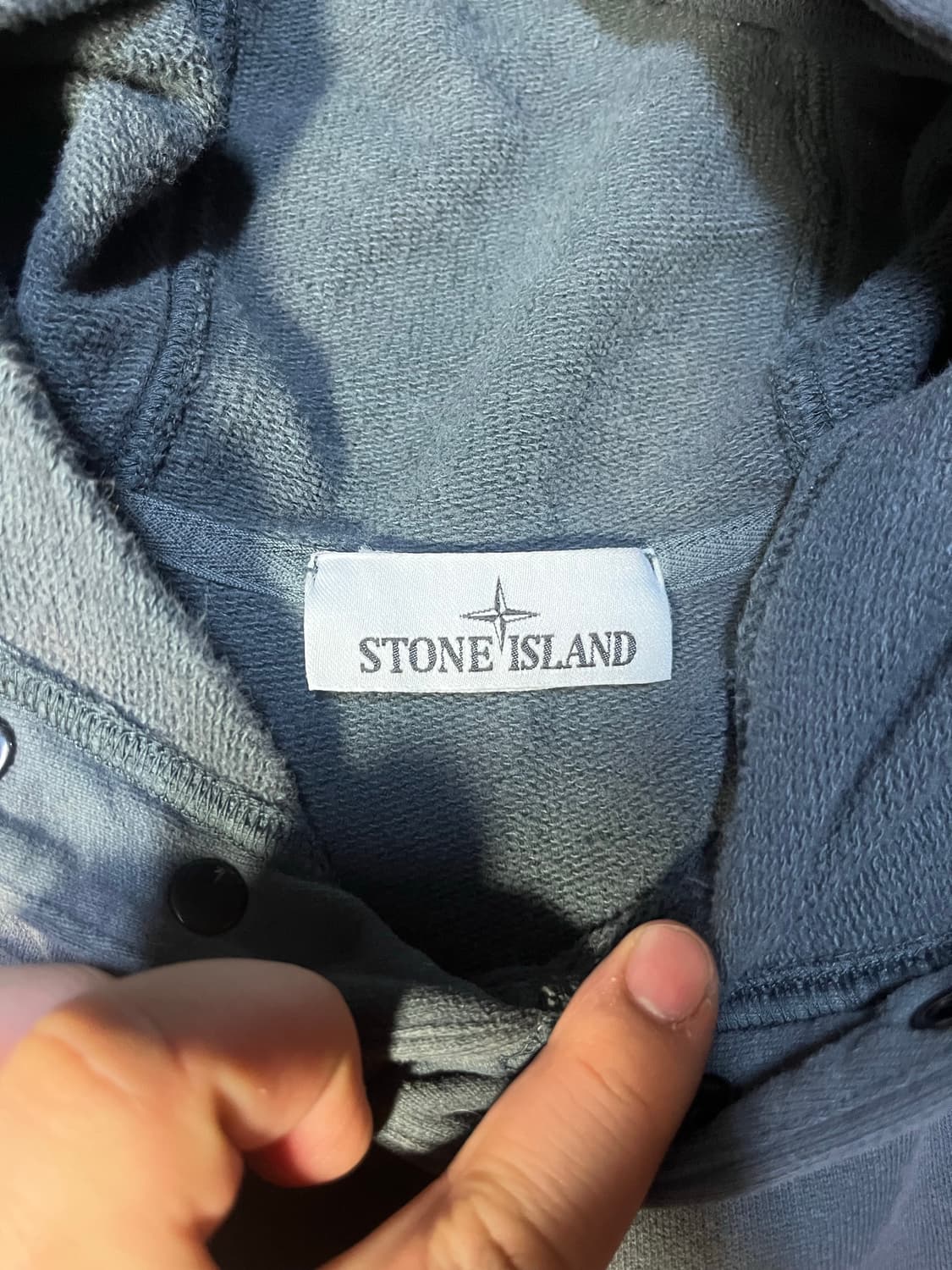 지리는 썬페이딩,물빠짐 스톤아일랜드 후드티 상품이미지6