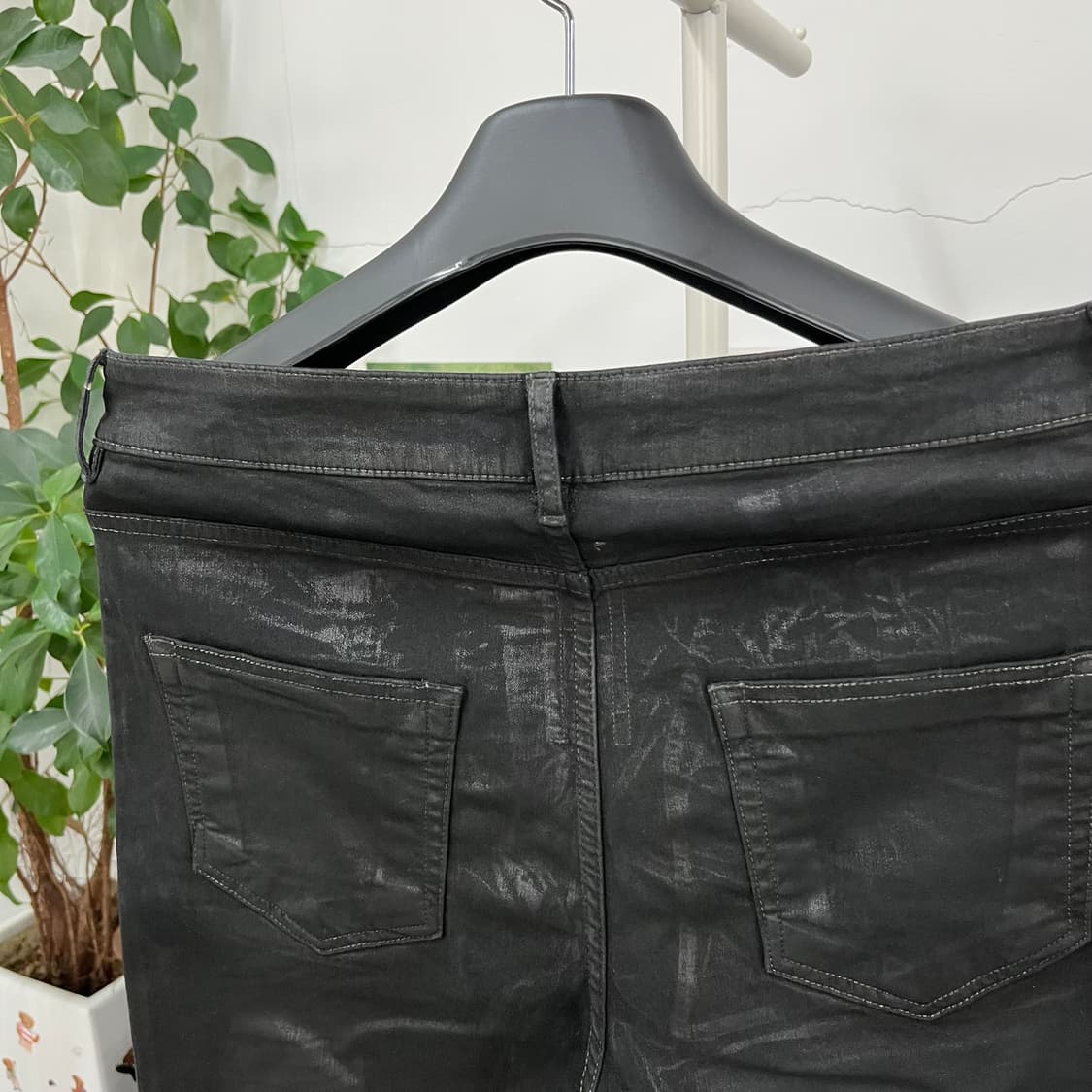 릭오웬스 디트로이트 컷 코팅진 32 상품이미지5