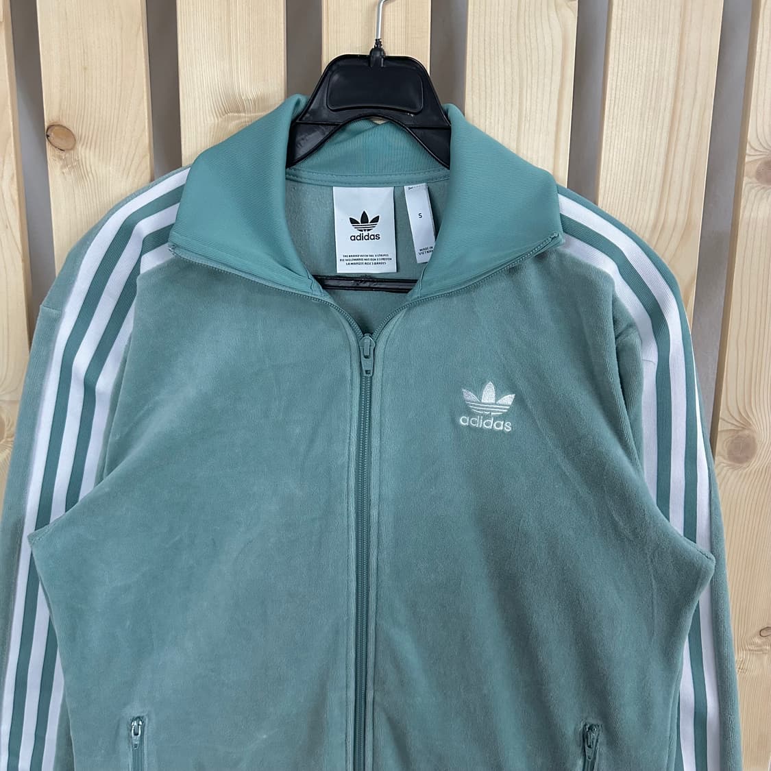 (S) 아디다스 민트 코지 벨루어 트랙탑 벳벳 져지 상품이미지3