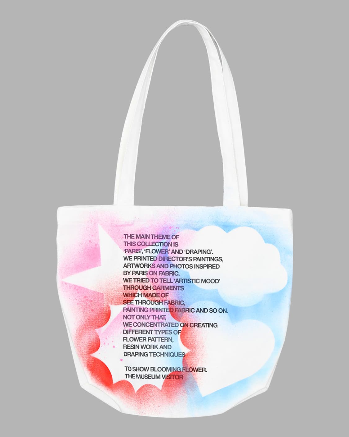 더뮤지엄비지터 스프레이 에코백 MULTI SPRAYED ECOBAG 상품이미지1