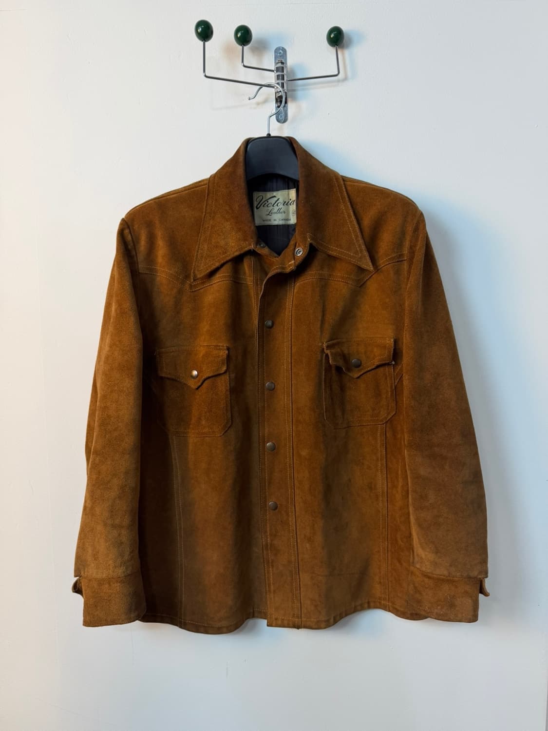70s 빈티지 빅토리아 레더 웨스턴 스웨이드 자켓 상품이미지1