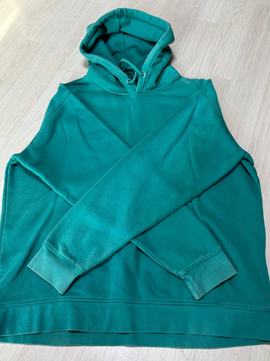 오베이 OBEY 스몰로고 후드티 그린 상품이미지6