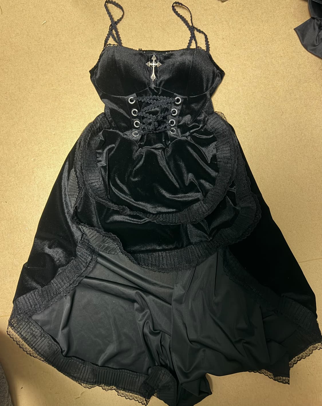 고딕 고스 원피스 알리 블랙 드레스 상품이미지1