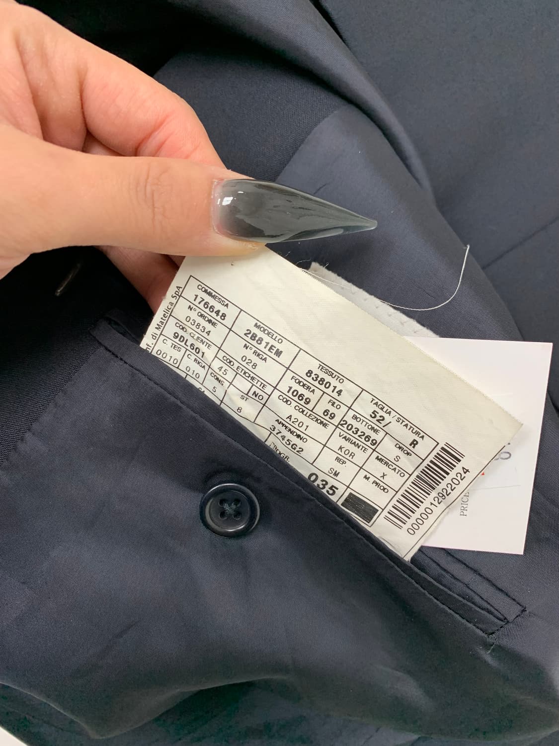 Armani 블랙 블레이저 #273 상품이미지5