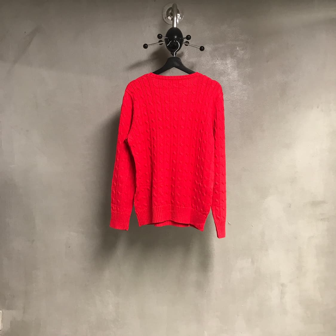 폴로 랄프로렌 케이블 니트 레드 XL18-20 상품이미지6