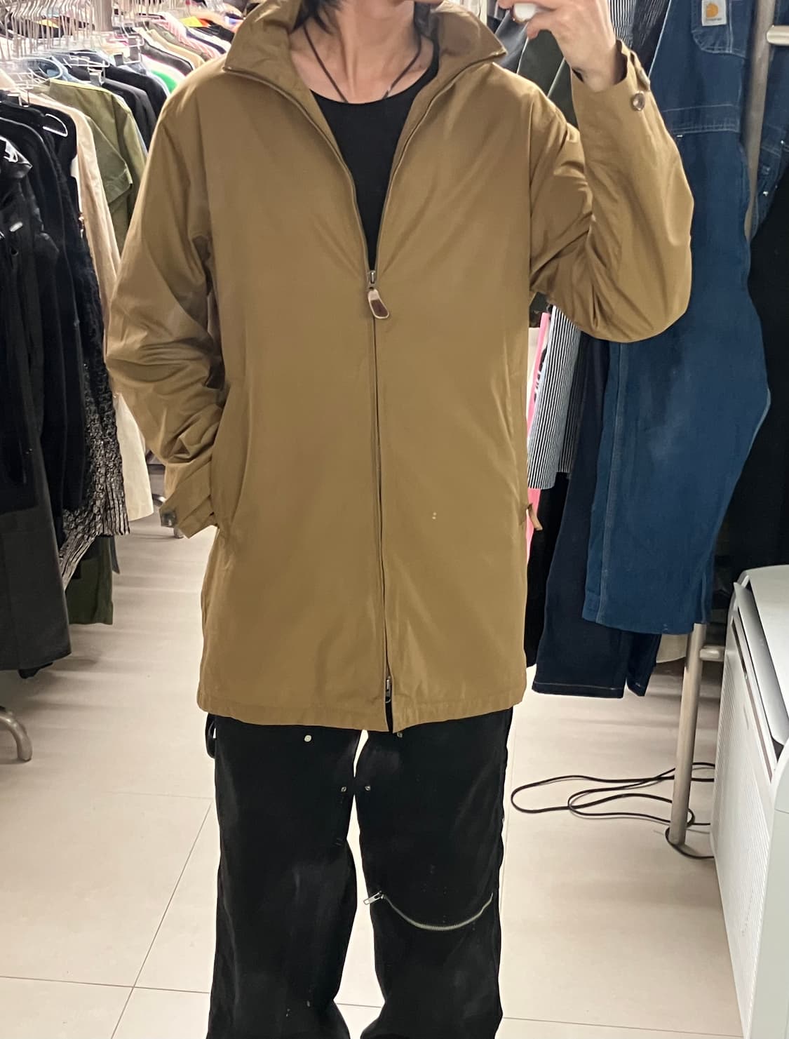 폴로 랄프로렌 베이지 점퍼 L 상품이미지8